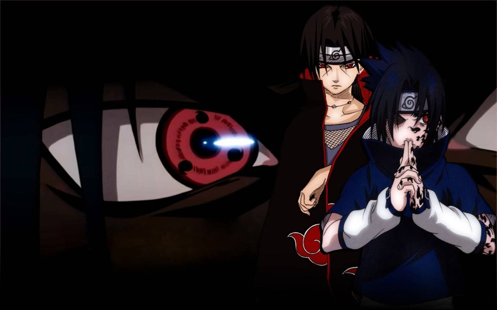 Uchiha Brothers Naruto Laptop Background