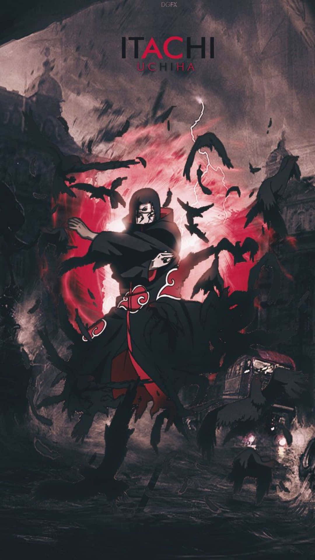 Uchiha Iphone - The Ideal Device For The Naruto Fan Background