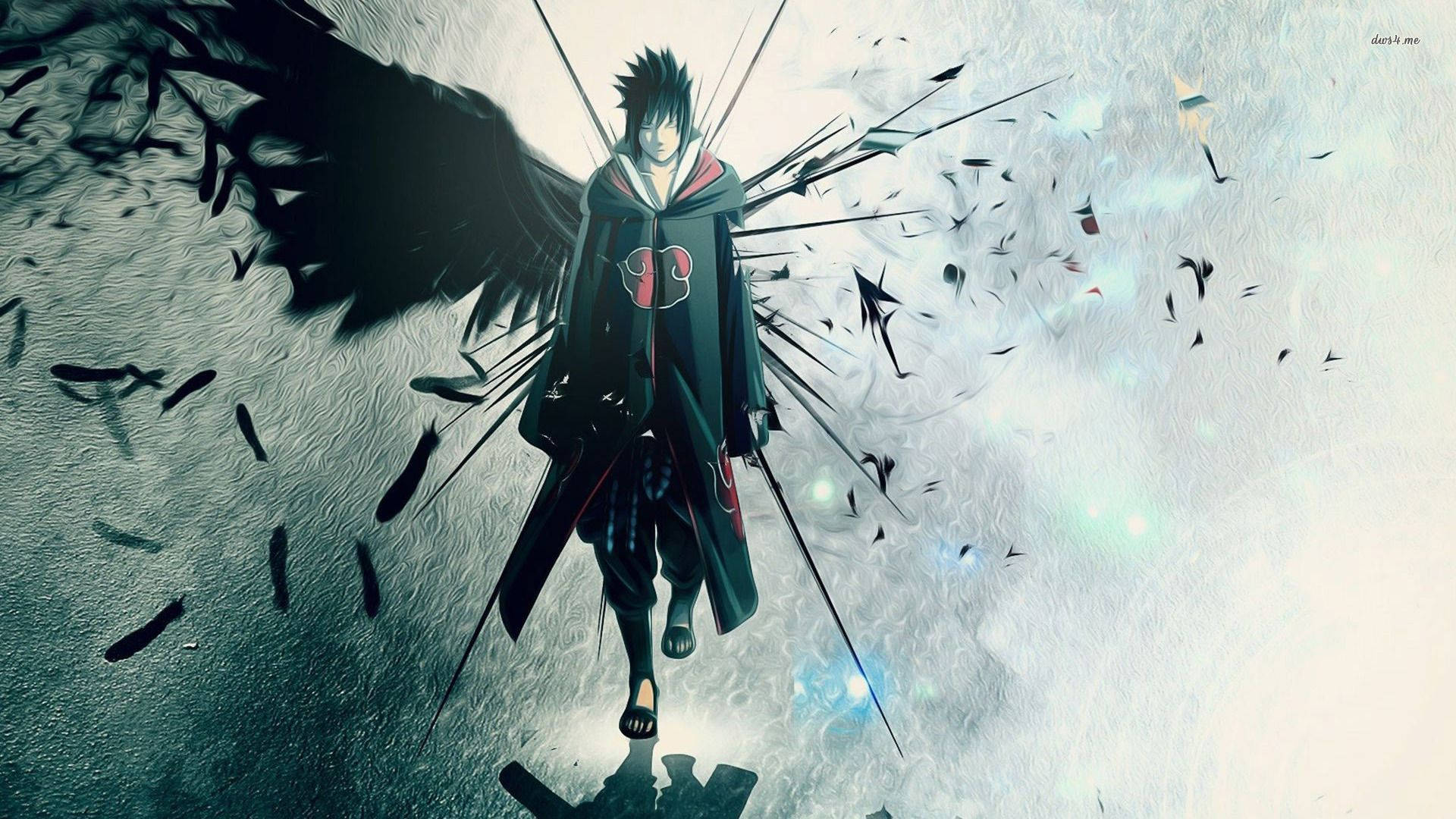 Uchiha Sasuke Black Aesthetic Naruto Background