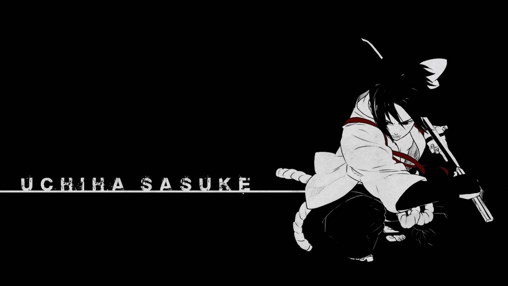 Uchiha Sasuke Naruto Laptop Background