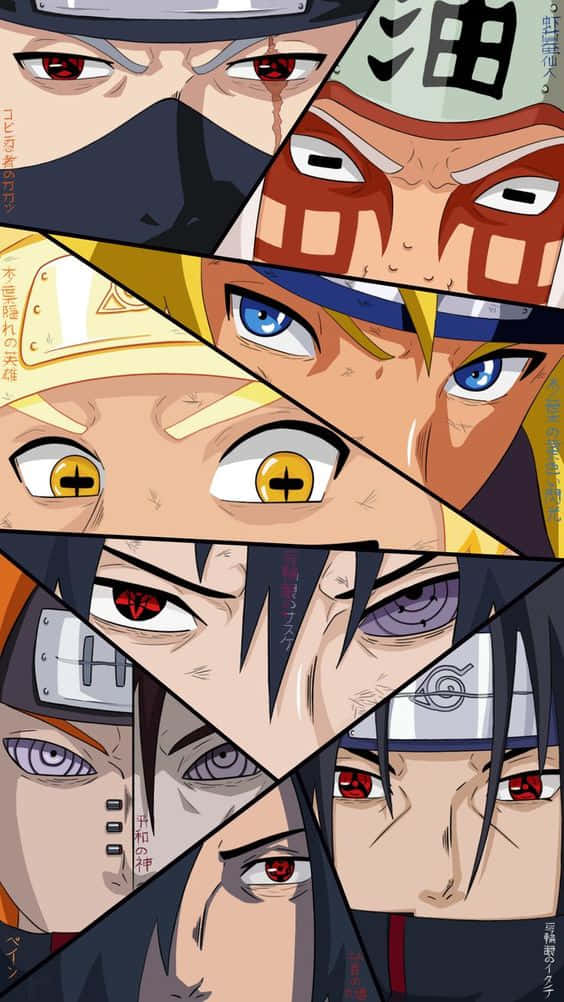 Uchiha Sasuke’s Sharingan Byakugan Background