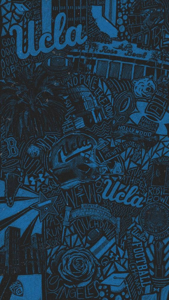 Ucla Aesthetic Blue Background