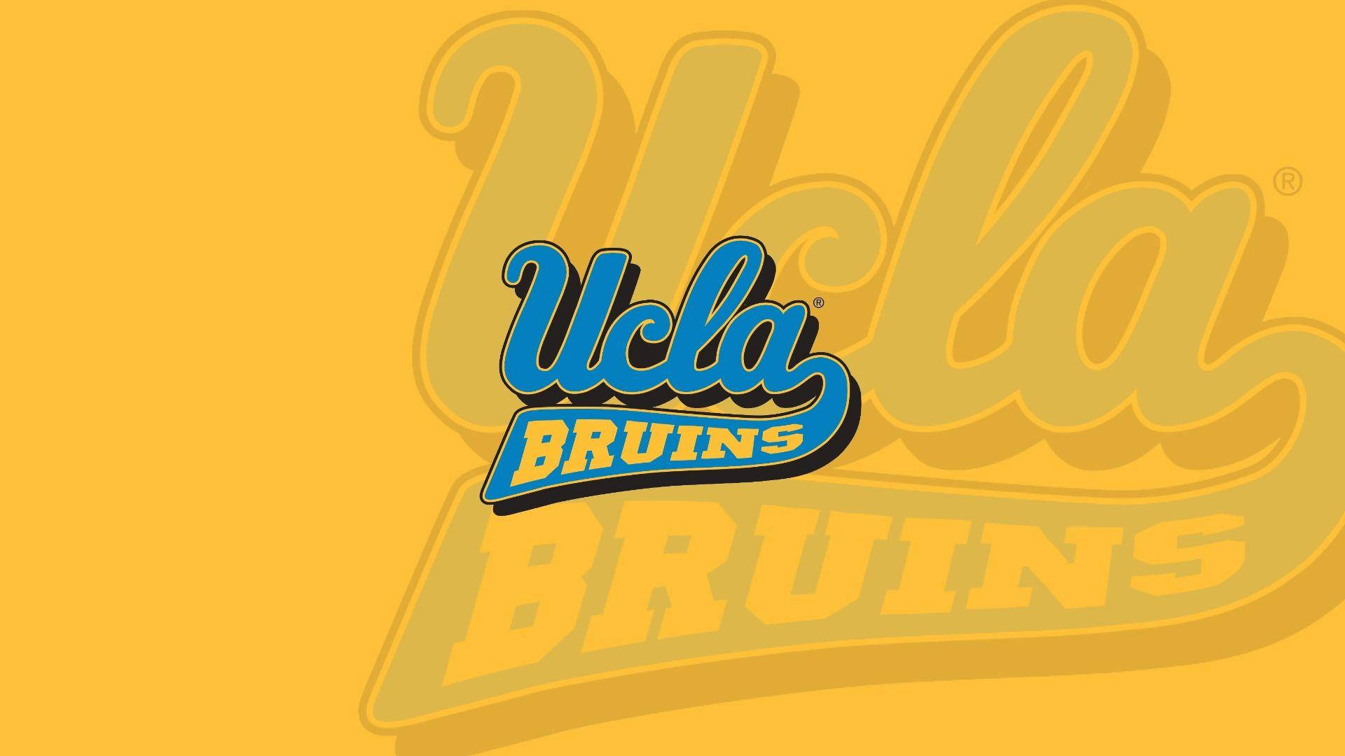 Ucla Bruins Blue And Yellow Background