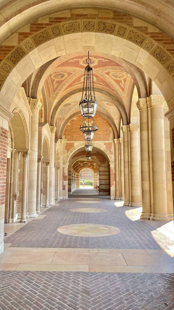 Ucla Royce Hall Interior Background