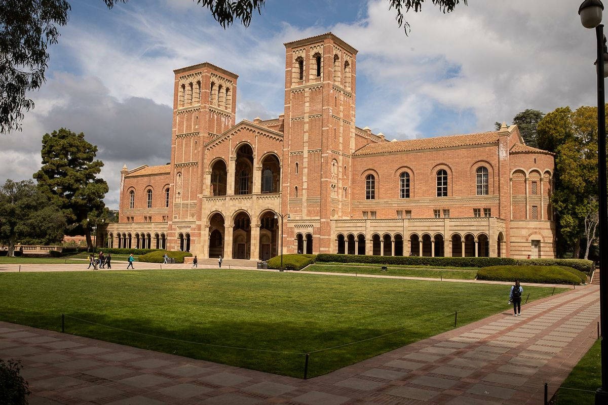 Ucla Royce Hall Side View Background