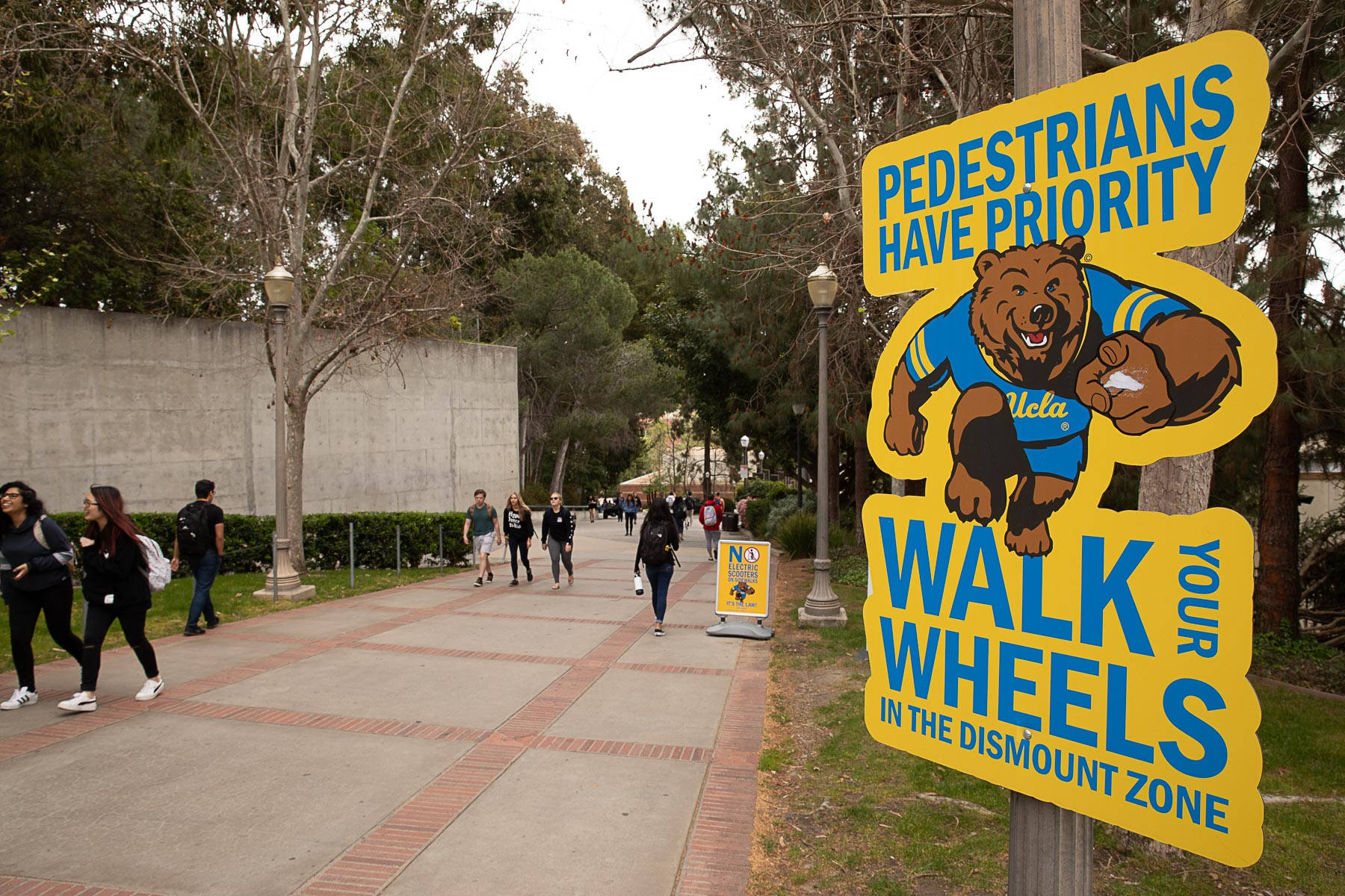 Ucla Walk Your Wheels Background