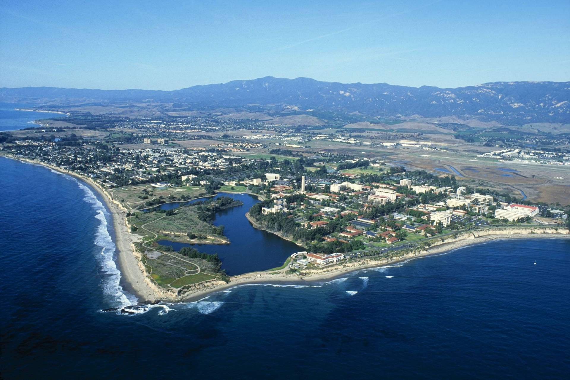 Ucsb Campus Aerial View Background