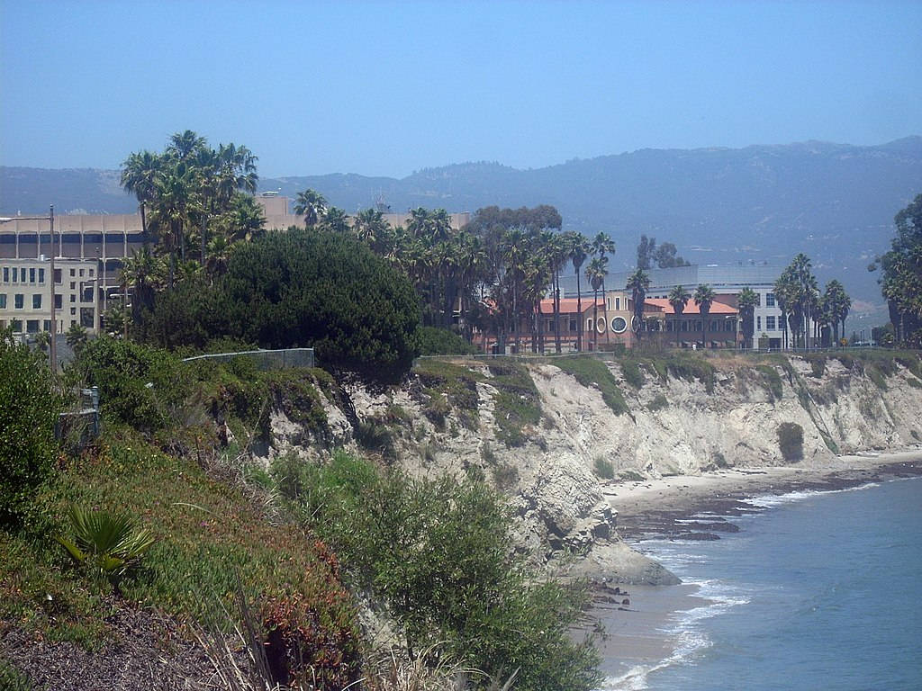 Ucsb Campus Cliff Top Background