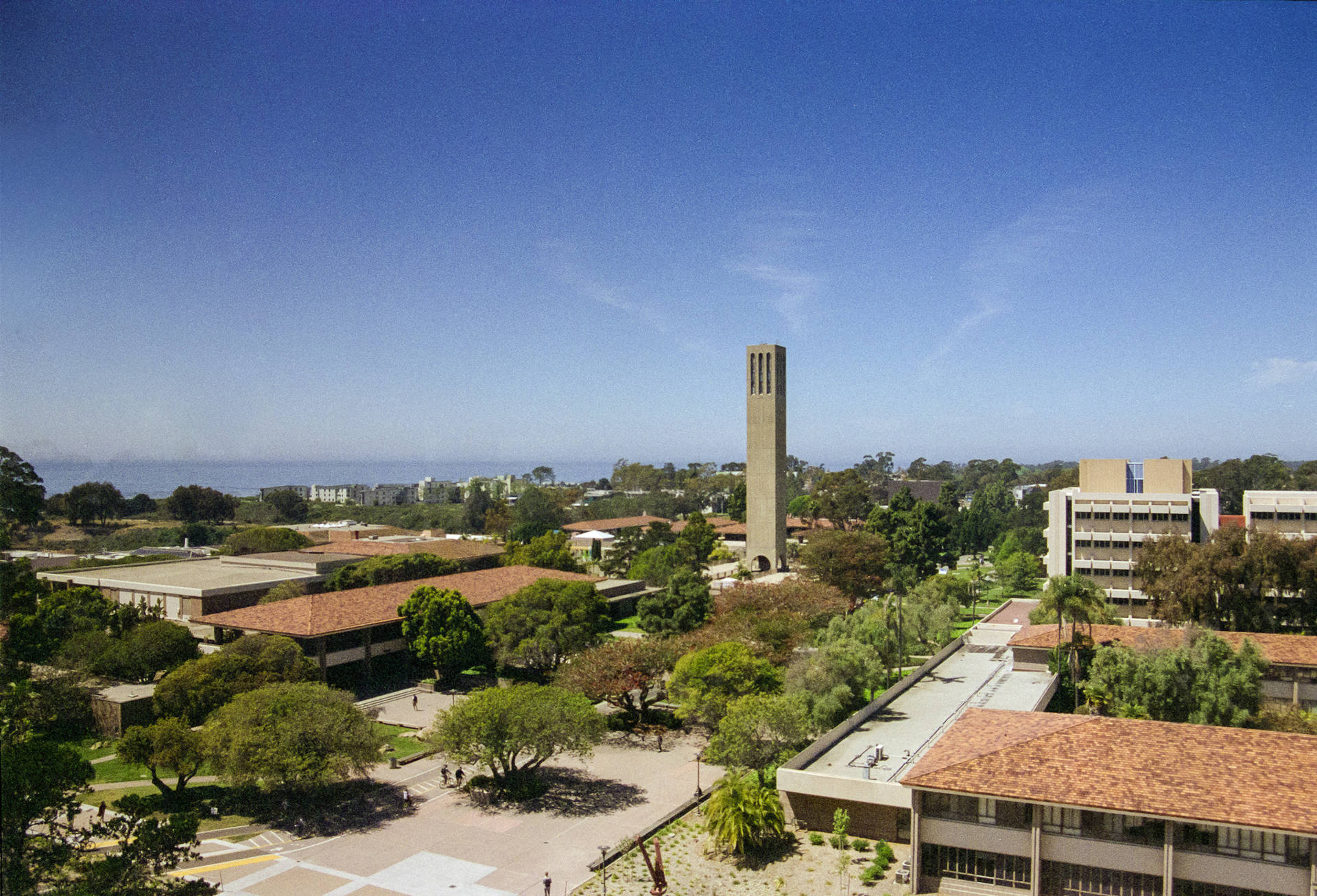 Ucsb Campus Wide Shot Background