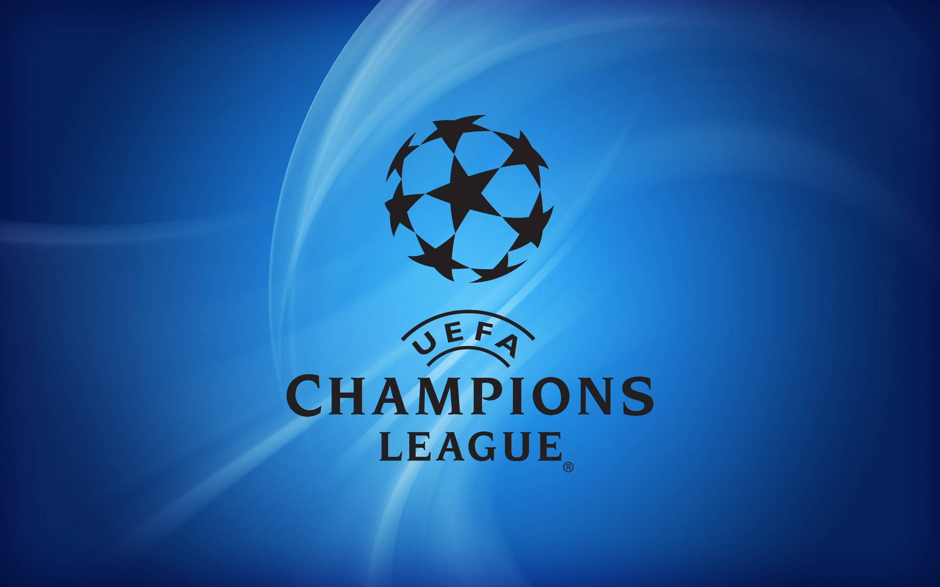 Uefa Champions League Blue Football Background