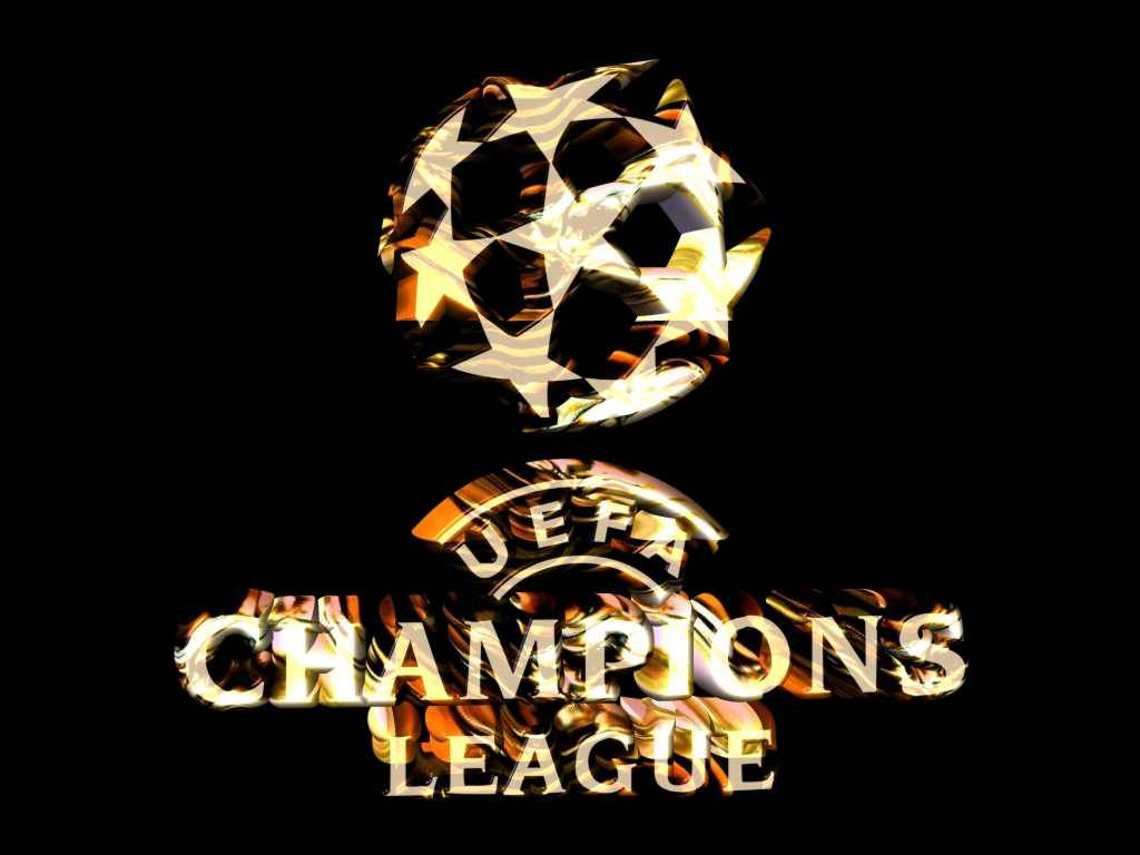 Uefa Champions League Gold Logo Background