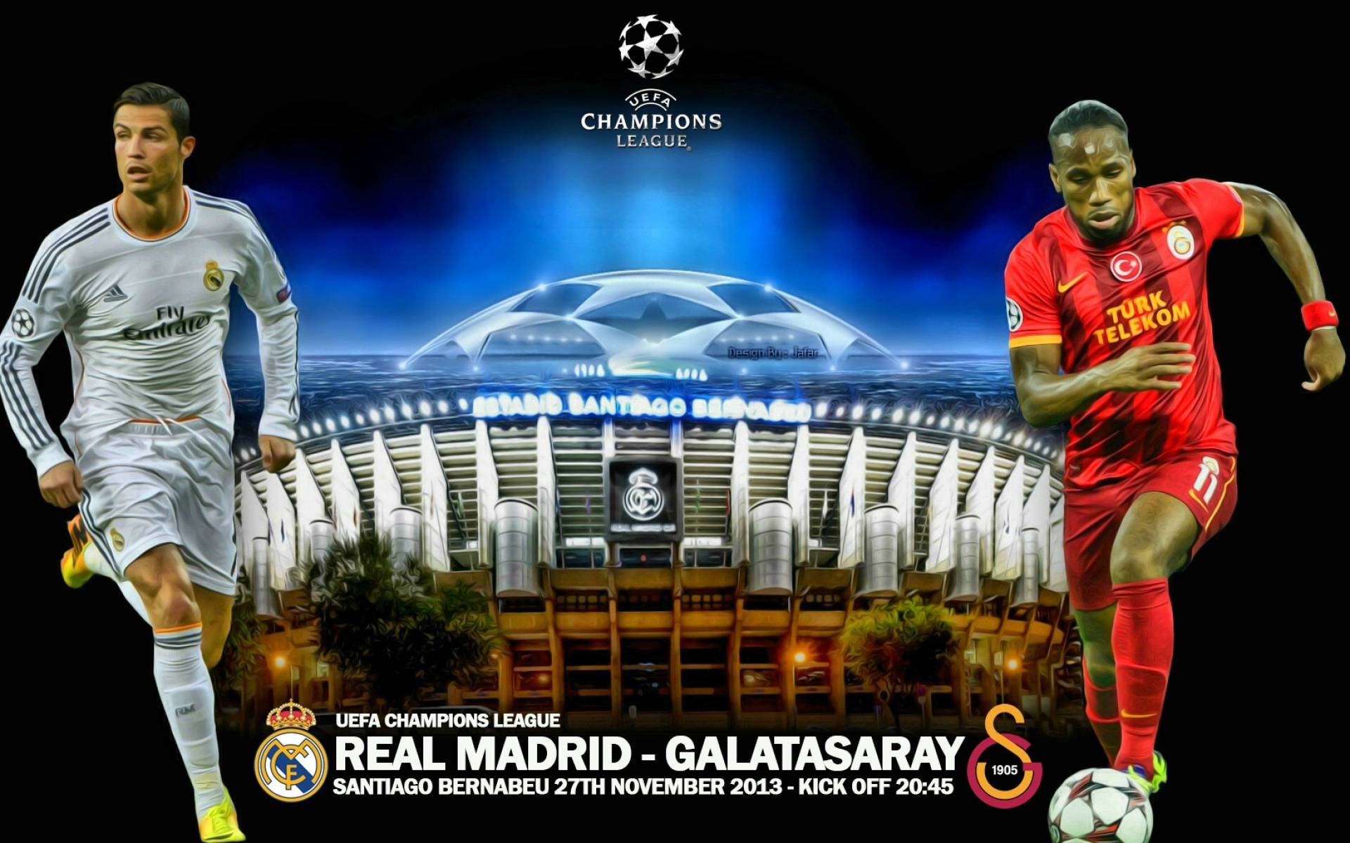 Uefa Champions League Real Madrid Vs Galatasaray Background