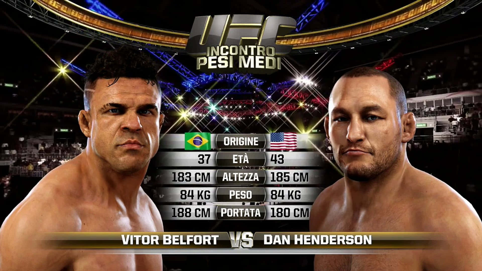 Ufc Fight Night Vitor Belfort Versus Dan Henderson Xbox Background