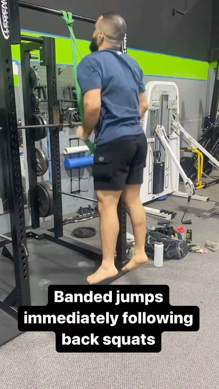 Ufc Fighter Belal Muhammad Demonstrating His Intense Workout Routine Background