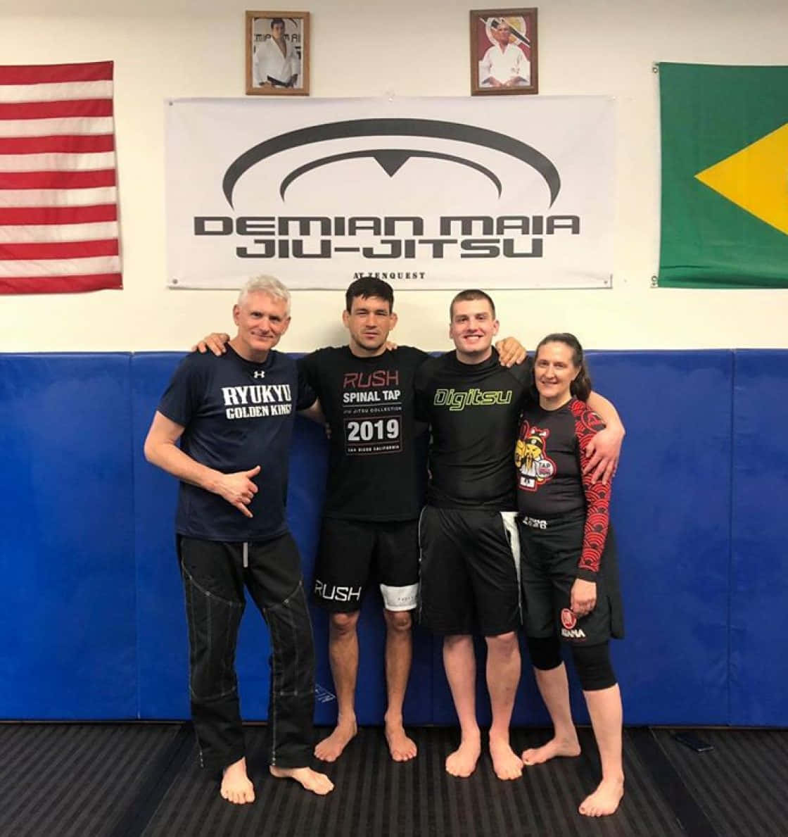 Ufc Fighter Middleweight Divisions Demian Maia Background