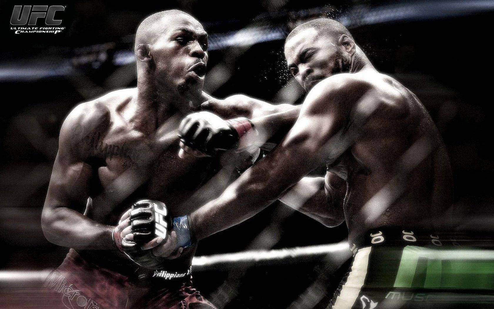 Ufc Jon Jones Versus Anderson Silva 4k Action Background