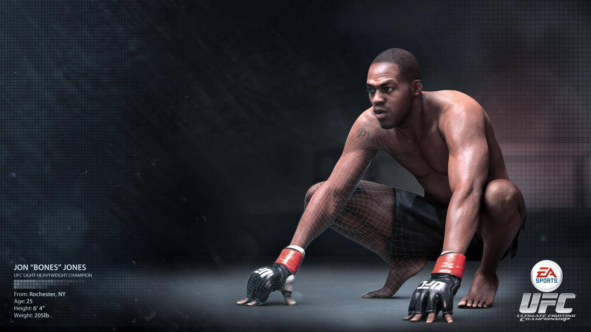 Ufc Video Game Screenshot Of Jon Jones Background