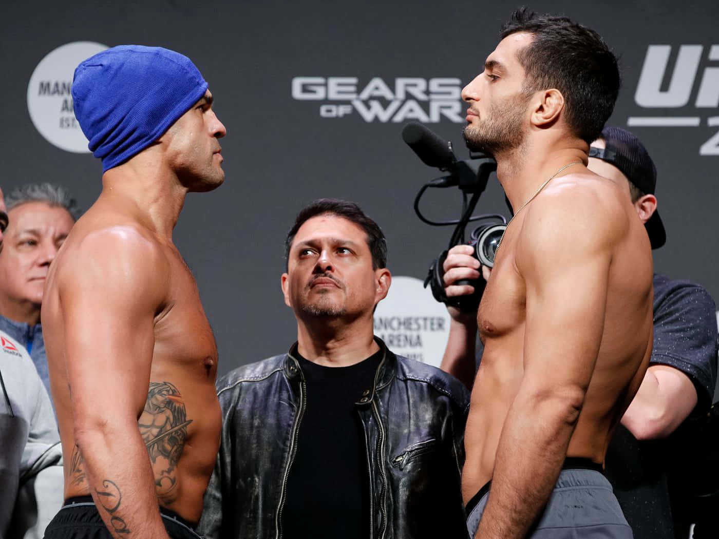 Ufc Vitor Belfort And Gegard Mousasi Weigh In Background