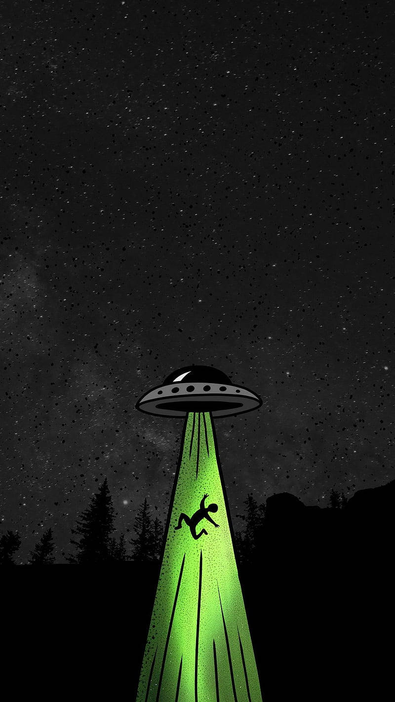 Ufo Green Abduction Light