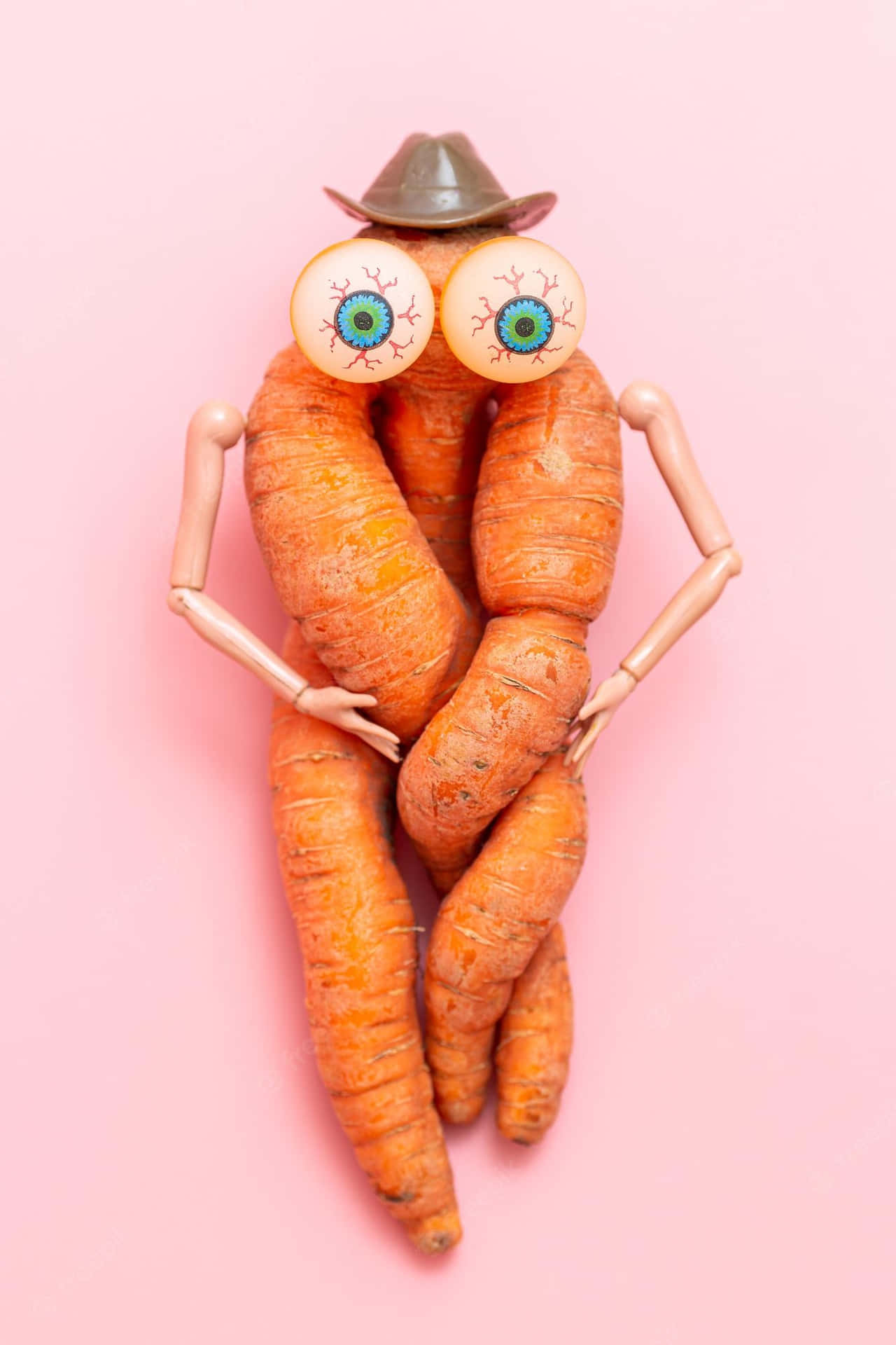 Ugly Funny Carrot Morph Background