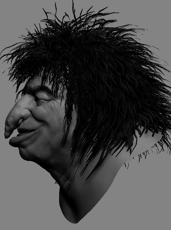 Ugly Funny Hairy Render