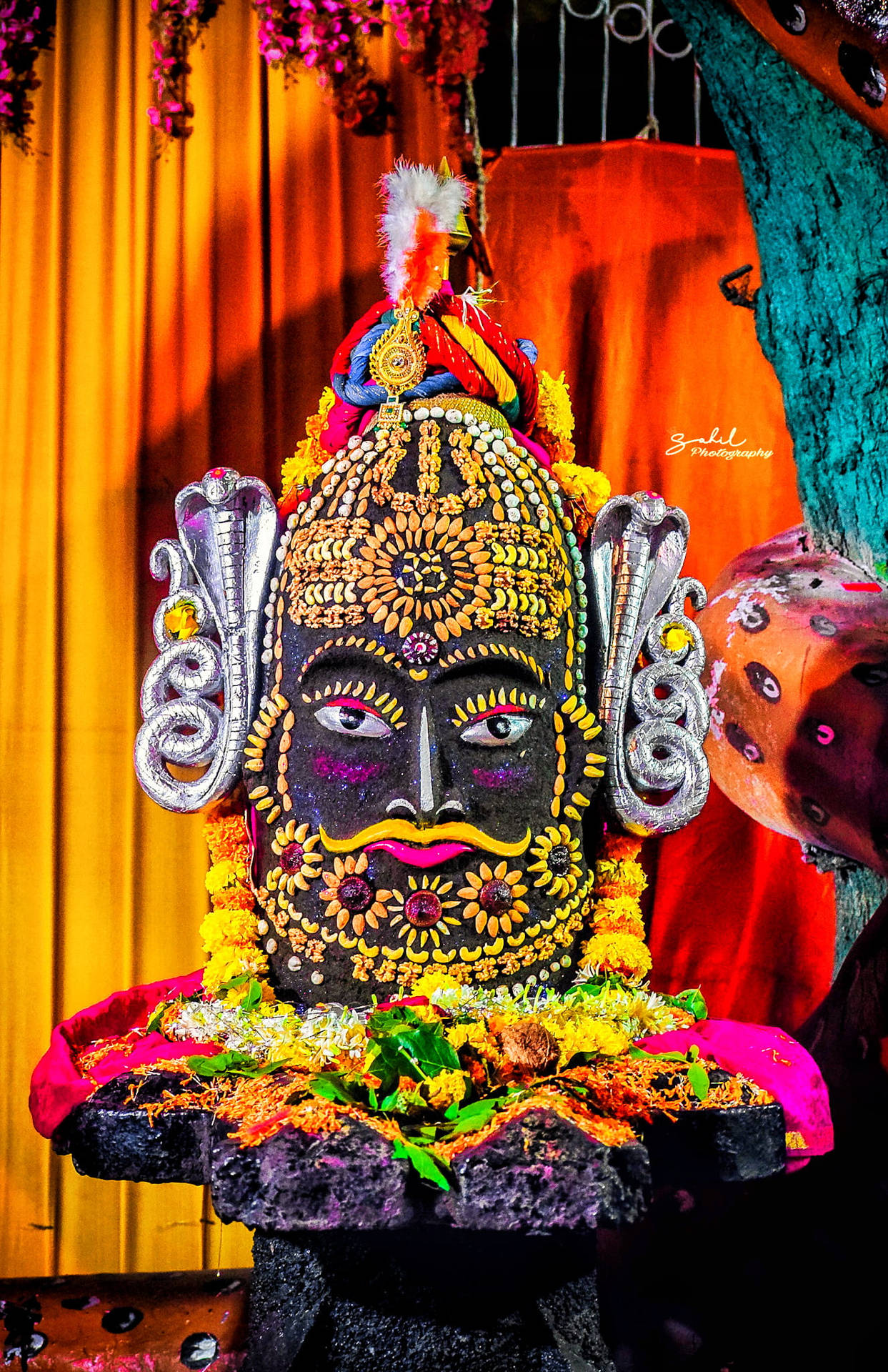 Ujjain Mahakal Colorful Altar