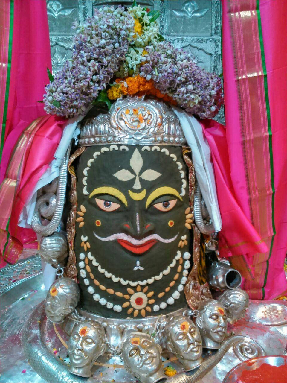 Ujjain Mahakal Shiva Head Background