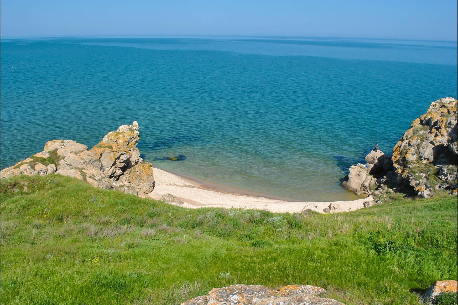 Ukraine Azov Coast Background