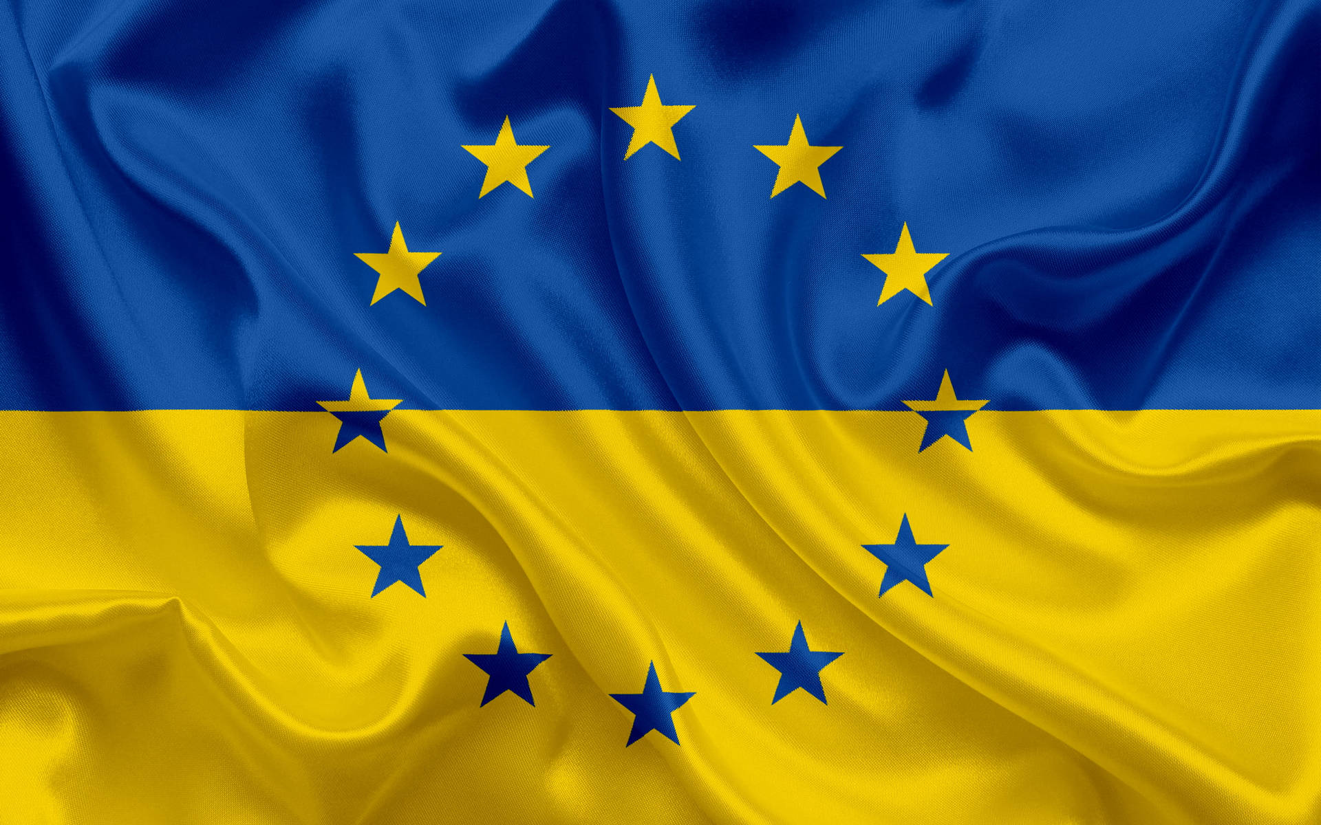 Ukraine Flag Eu Logo