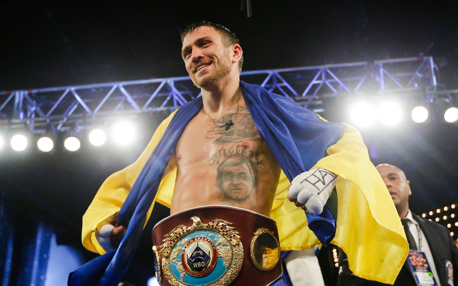 Ukraine Flag Vasily Lomachenko