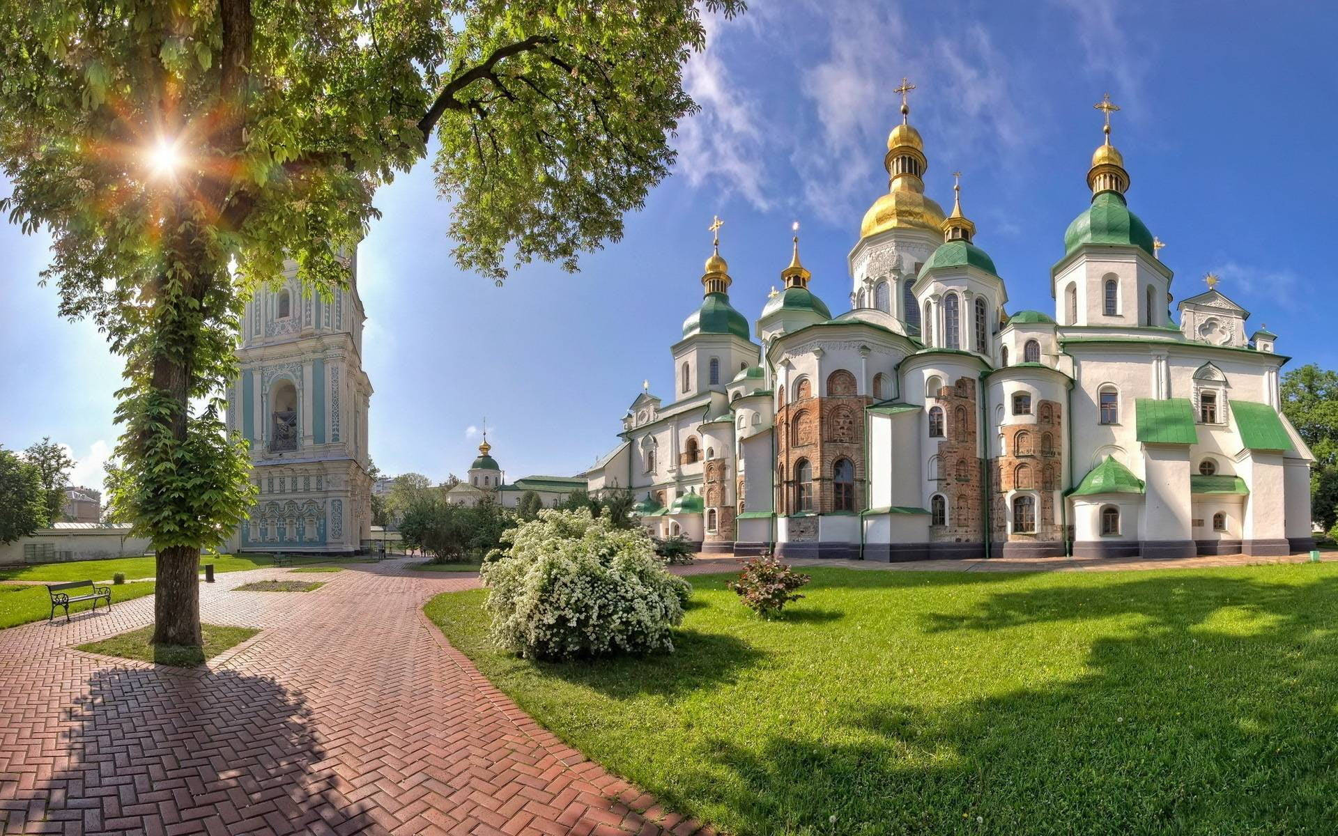 Ukraine St. Sophia's Cathedral Background