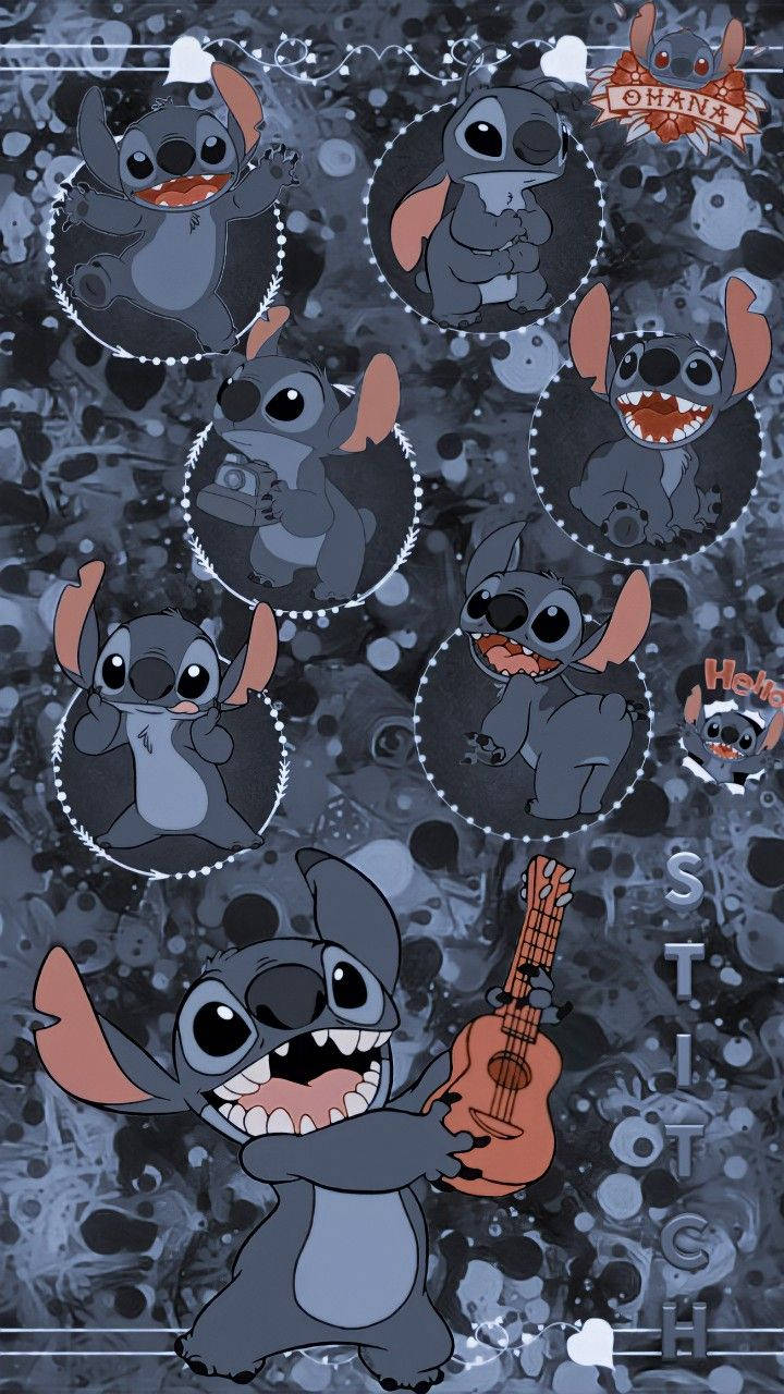 Ukulele Stitch Collage