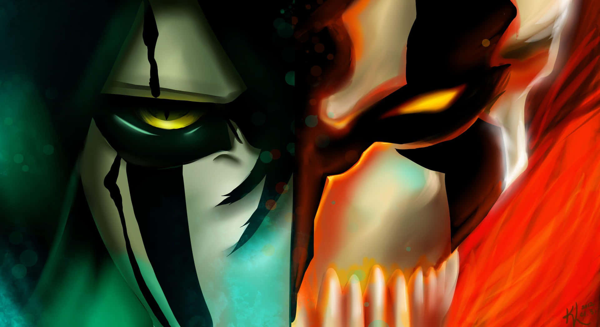 Ulquiorra Cifer And Ichigo Final Form Background