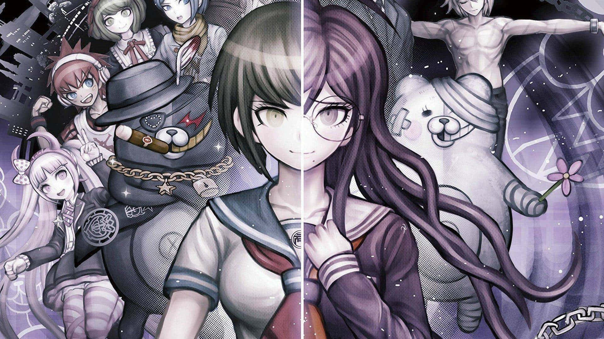 Ultra Despair Girls Danganronpa Pfp Background