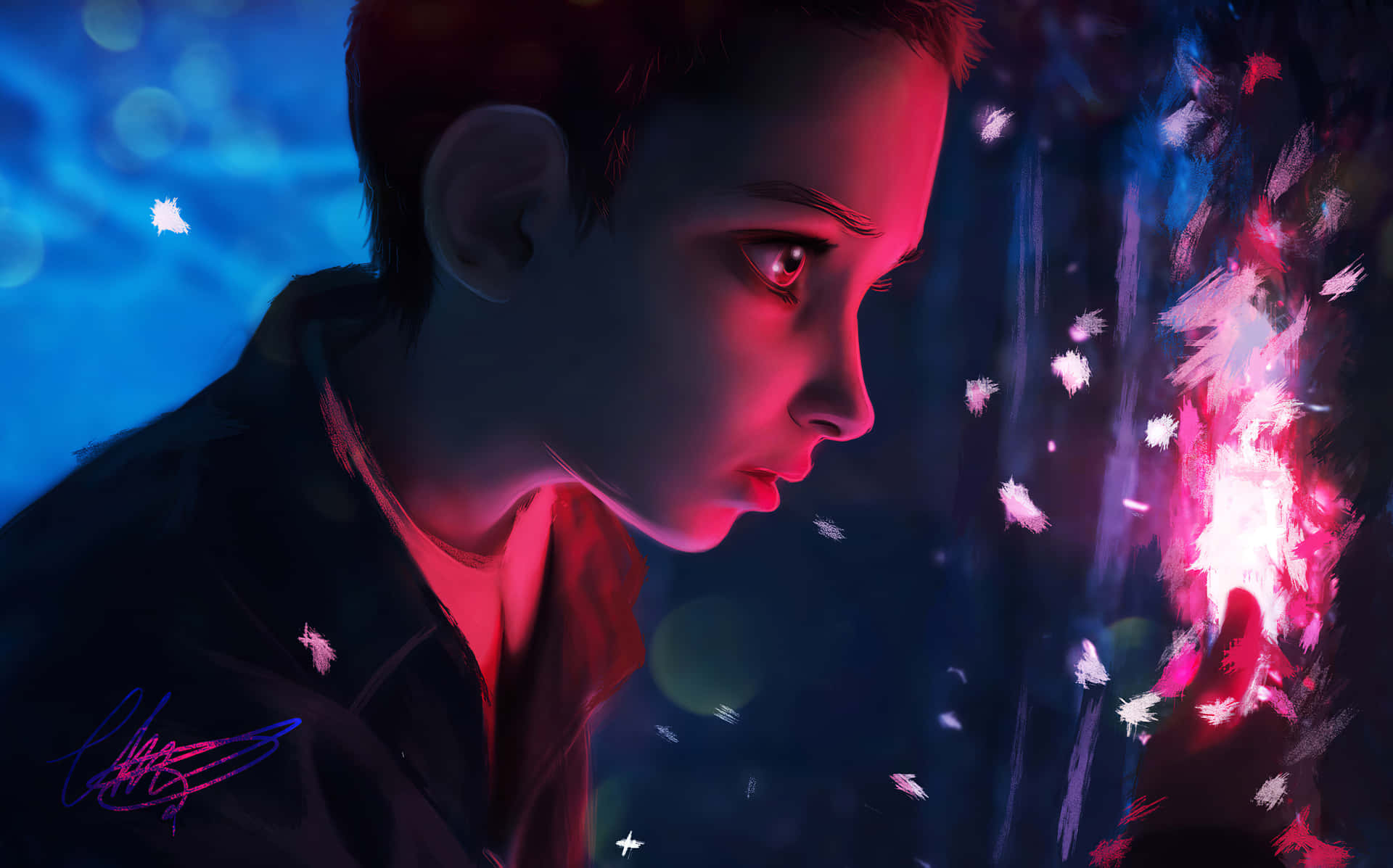 Ultra Eleven Stranger Things Pfp Background