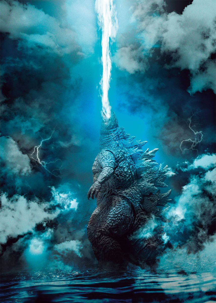 Ultra Hd Blue Artwork Godzilla King Of The Monsters Background