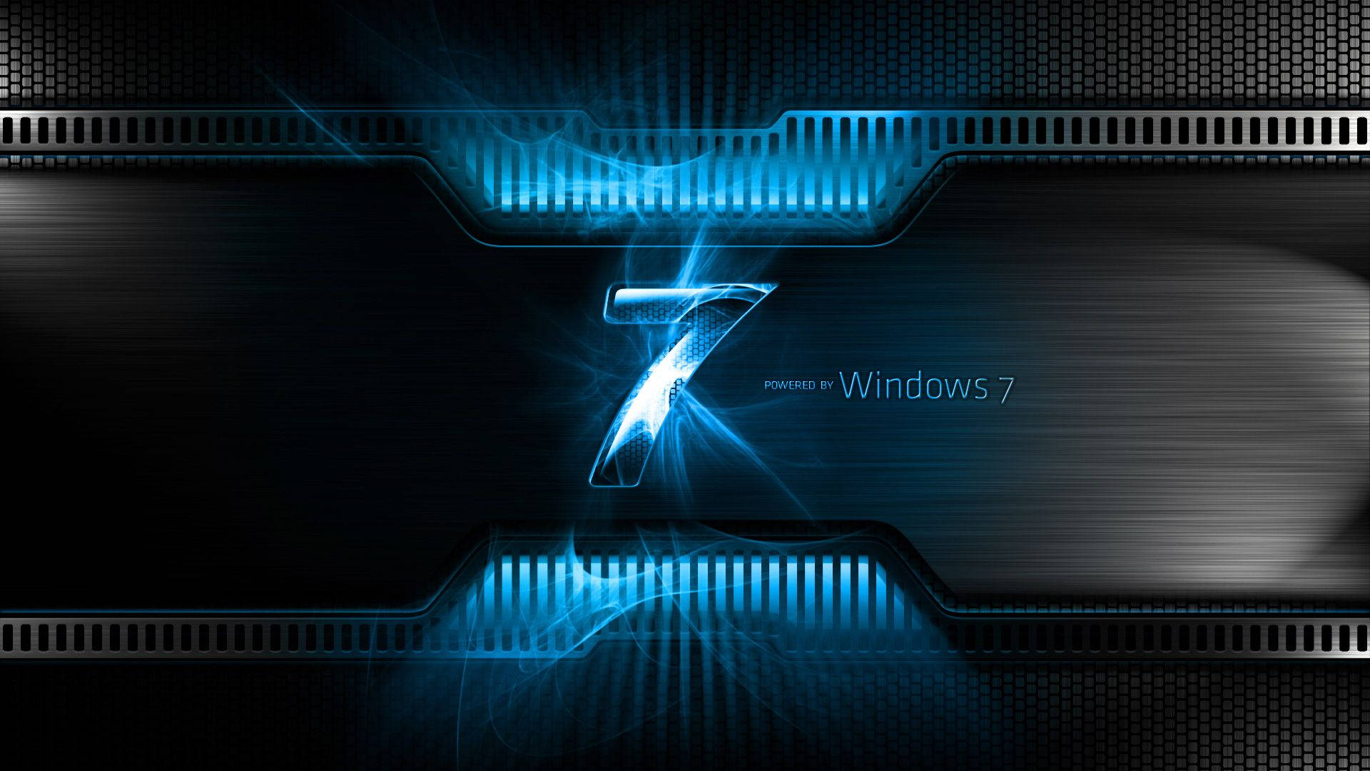 Ultra Hd Blue Windows 7 Logo Background