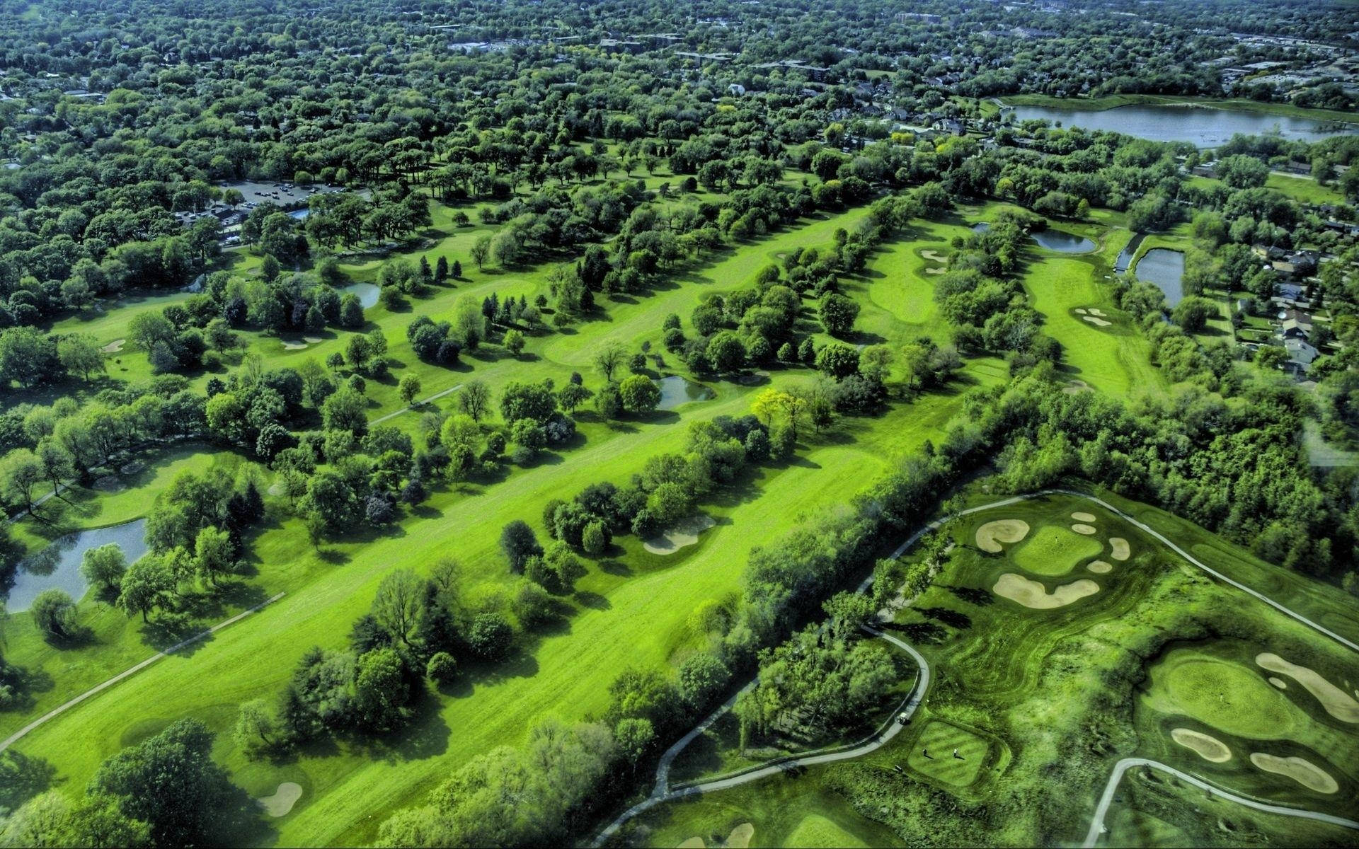 Ultra Hd Golf Green Field
