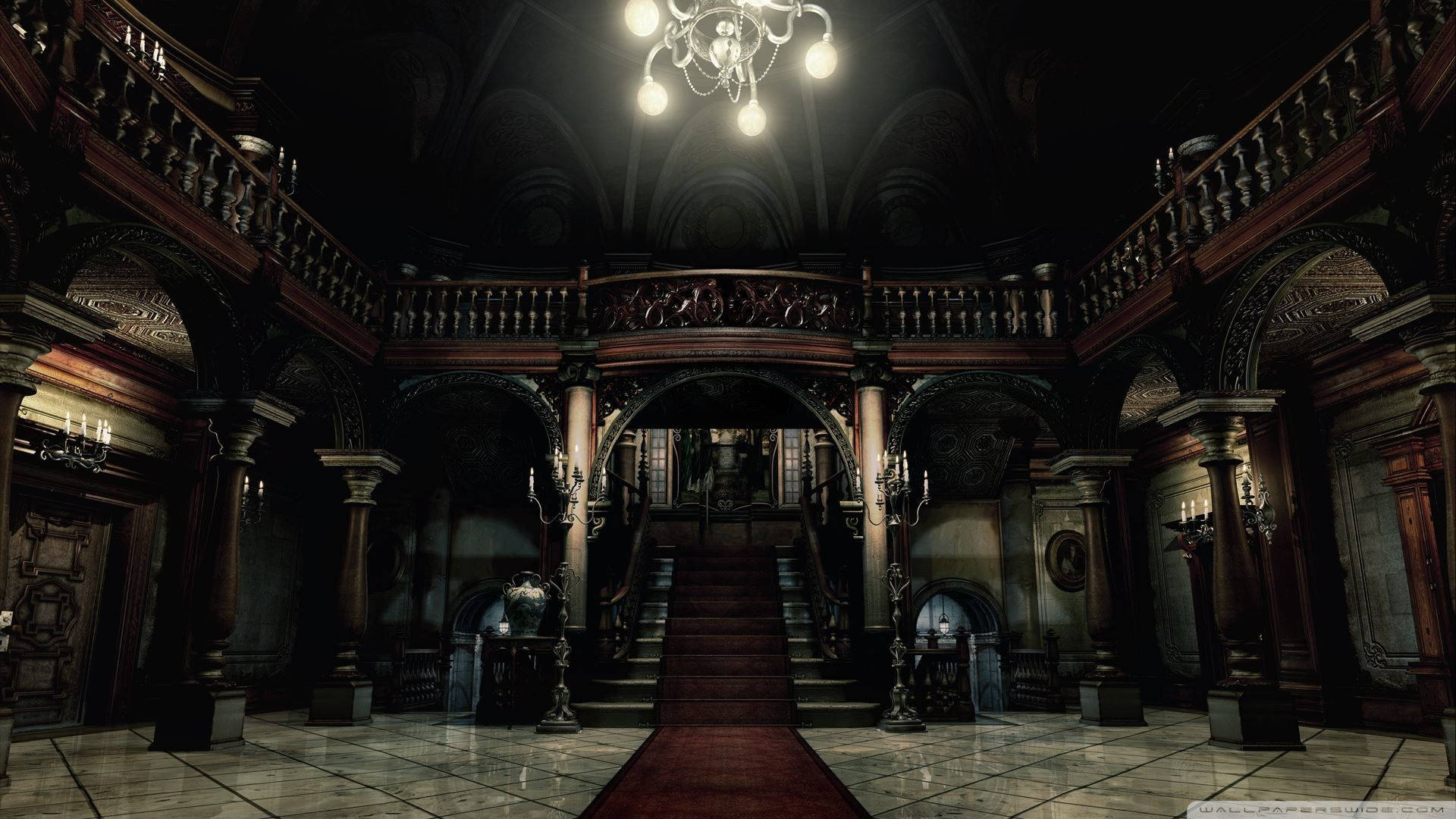 Ultra Hd Resident Evil Mansion Background