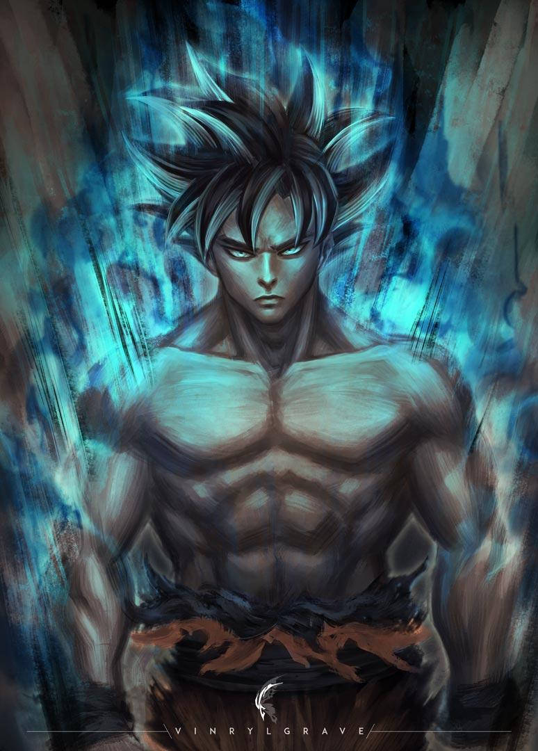 Ultra Instinct Goku Digital Art