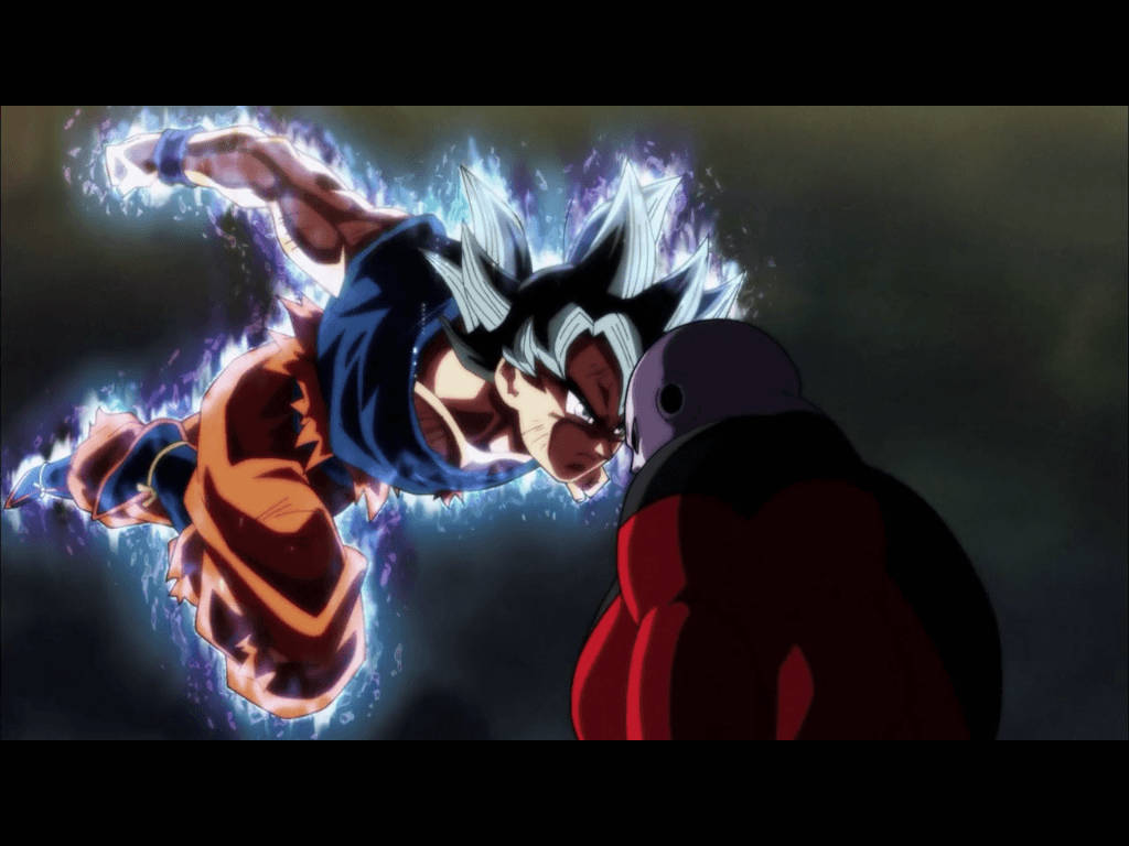 Ultra Instinct Goku Face To Face Fight Background