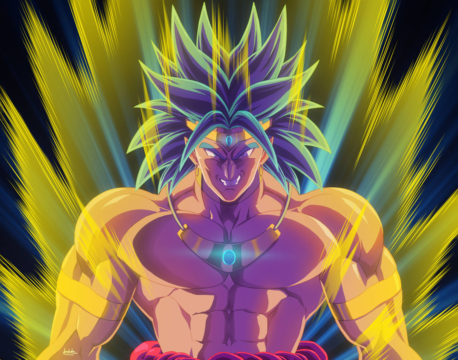 Ultra Super Power Broly Background