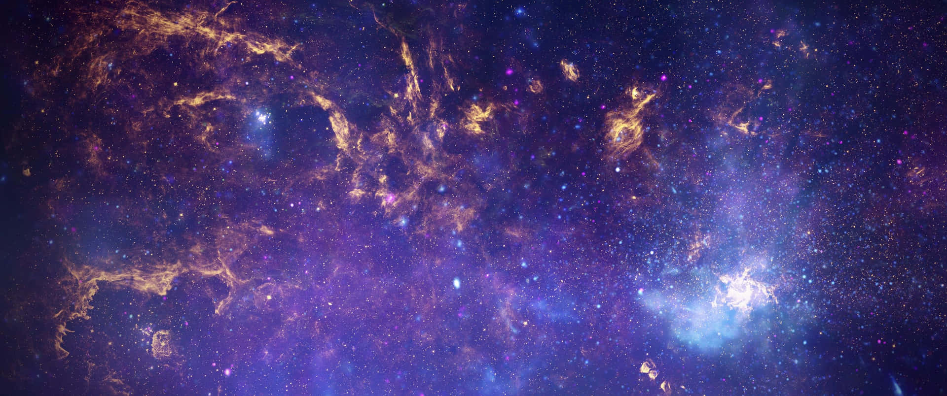 Ultra Wide 3440 X 1440 Purple Space Background