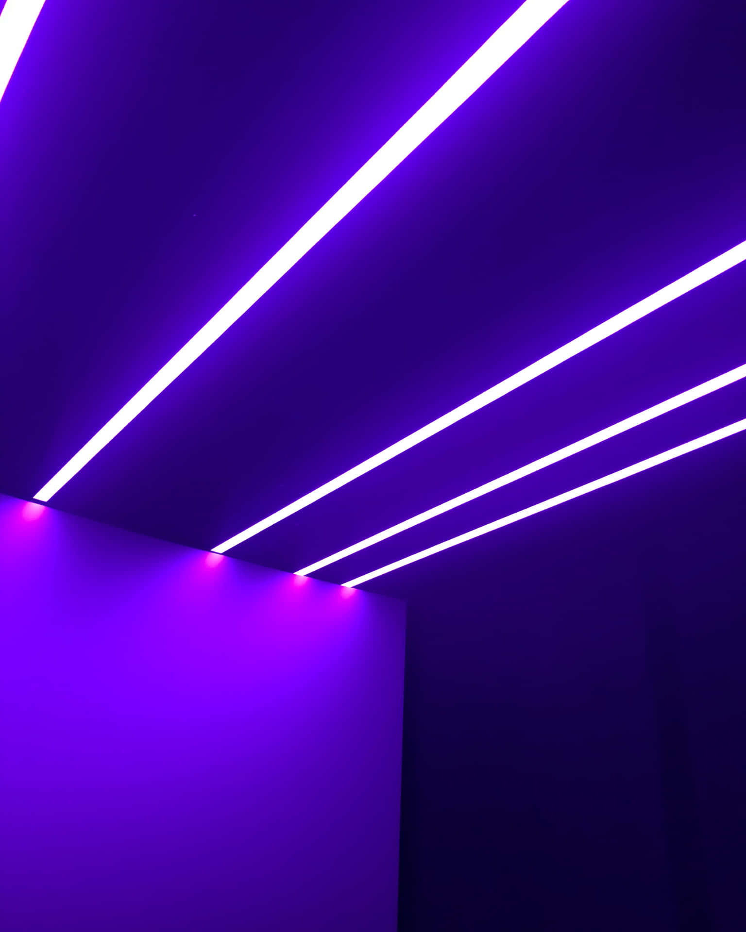 Ultraviolet Bars In A Dark Room Background