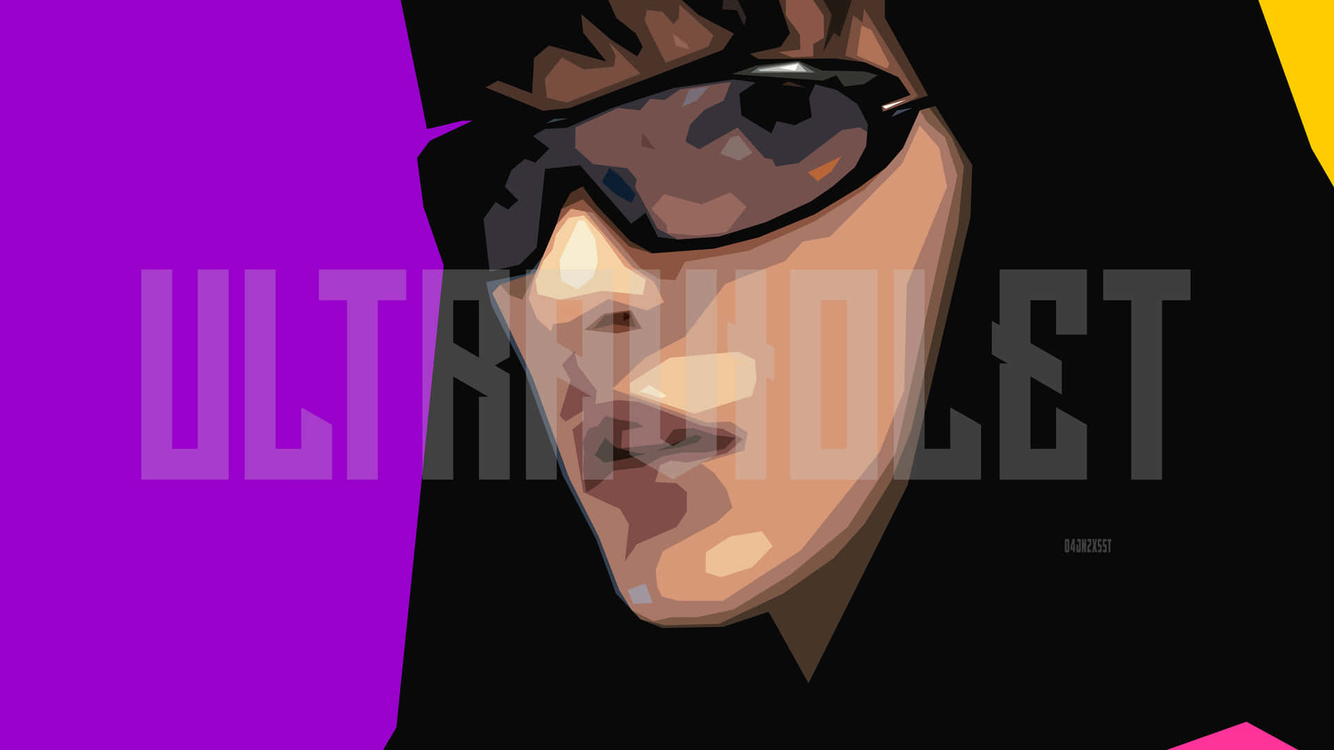 Ultraviolet Digital Art Background
