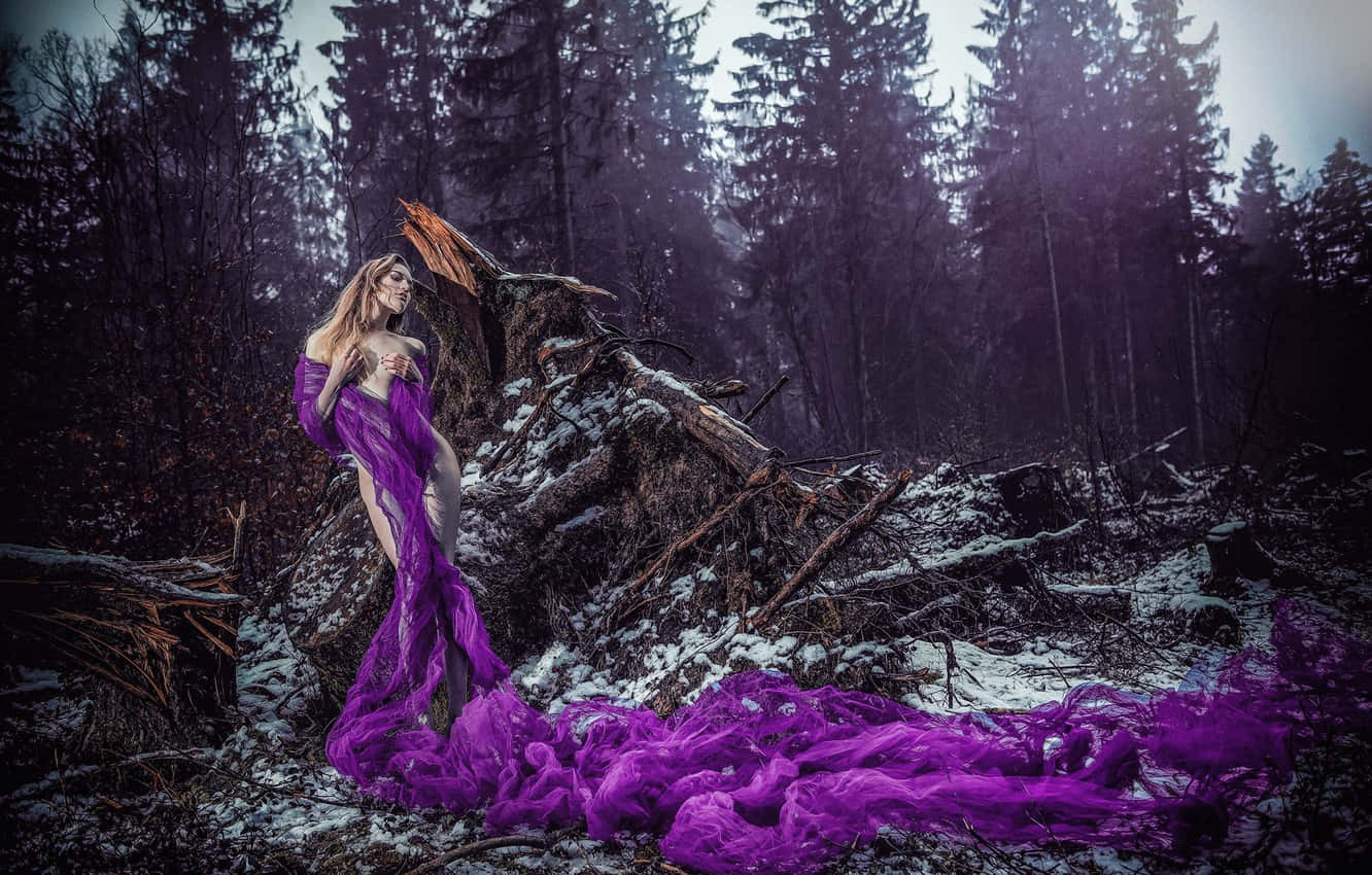Ultraviolet Dress Background