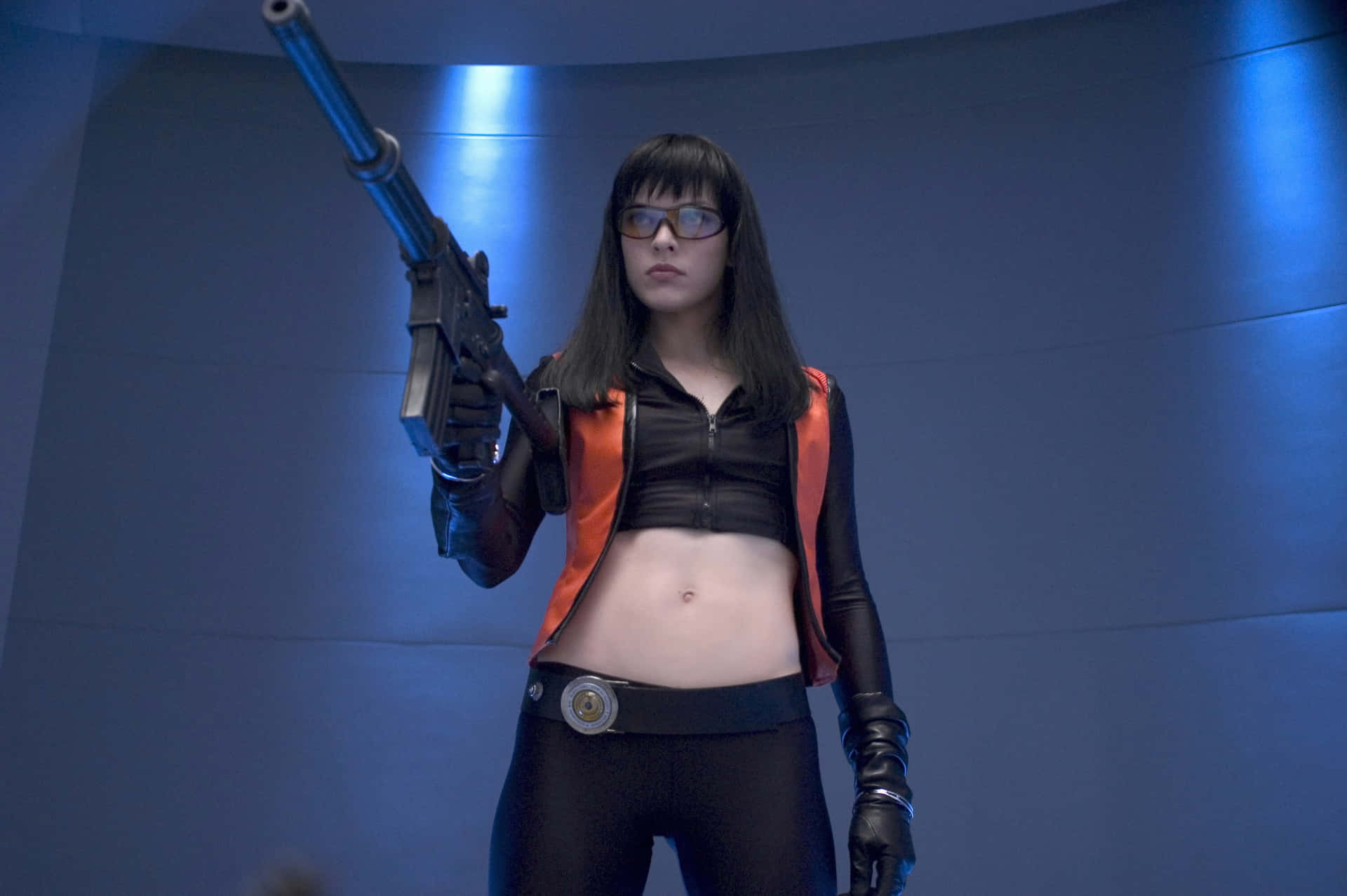 Ultraviolet Movie Action Scene Background