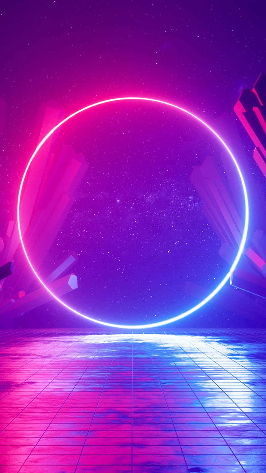 Ultraviolet Ring Background