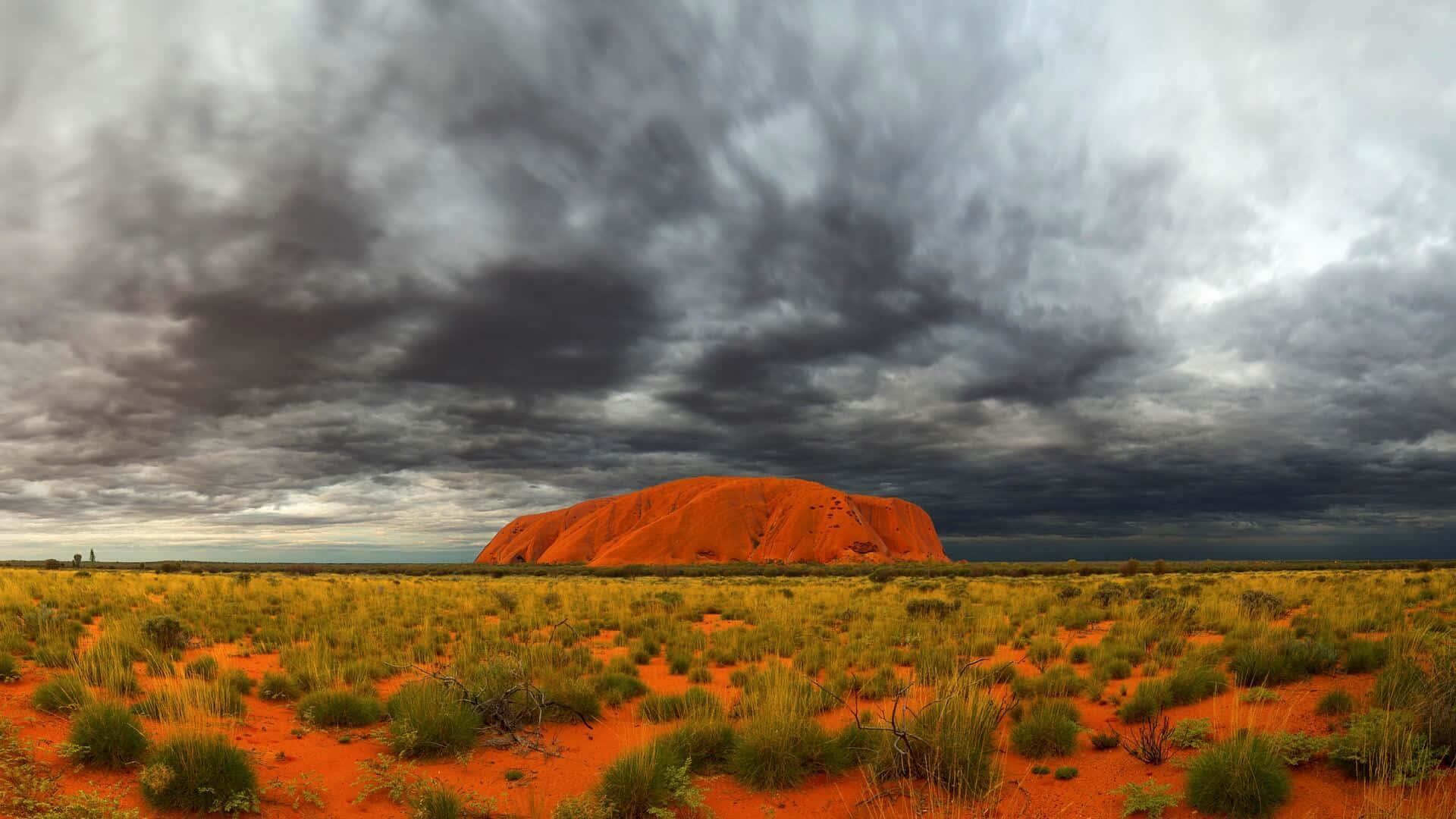 Uluru Red Sand Dunes Background