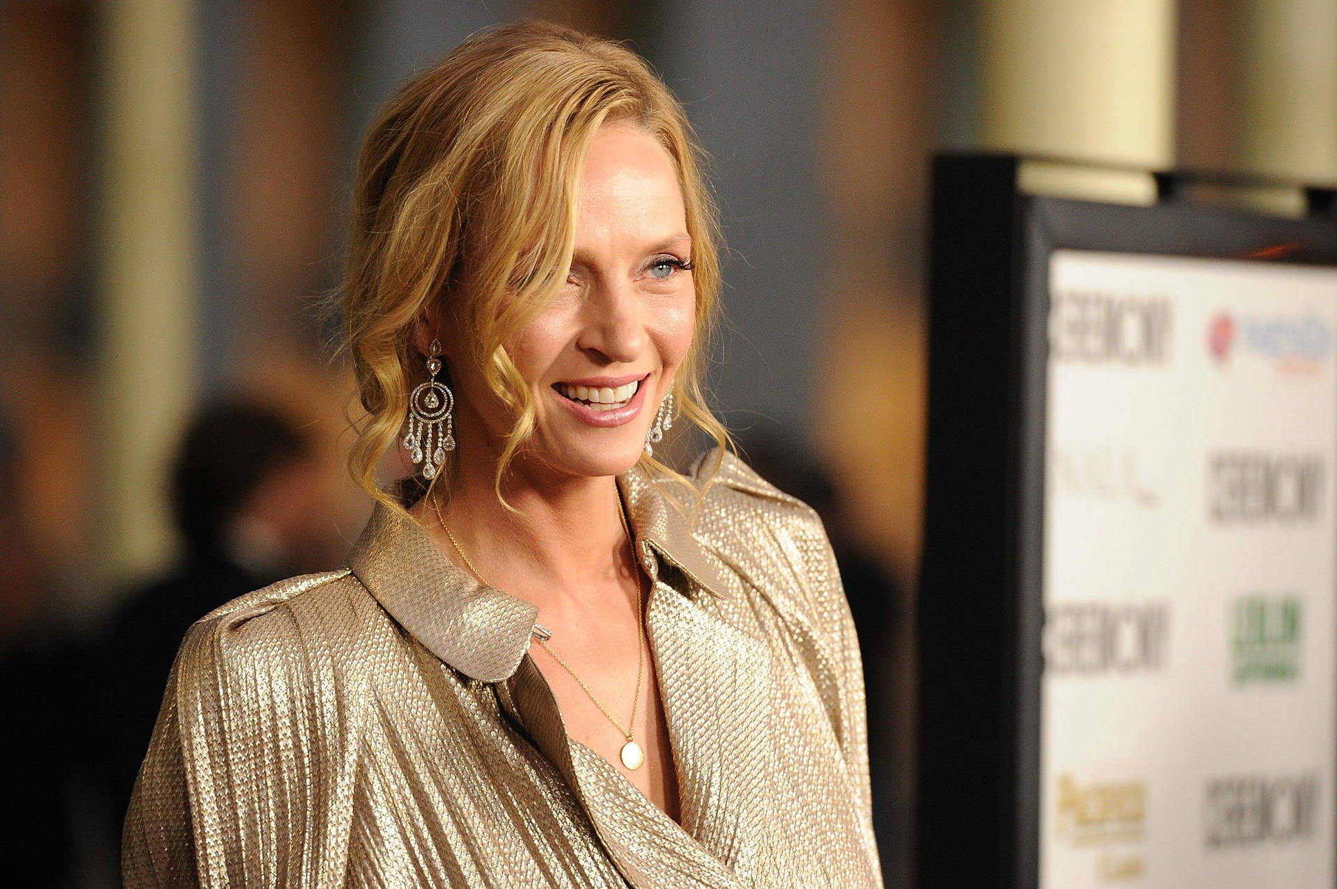 Uma Thurman Ceremony 2010 Photo Background